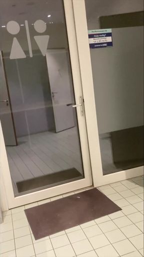 Jacking off in Parking Lot Bathroom in Antwerp