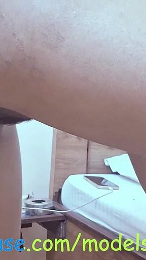 When My *** 18y Girlfriend Want to Meet at Hotel, After Meeting We Got Hardcore Fuck, Wet Creamy Pussy in Standing