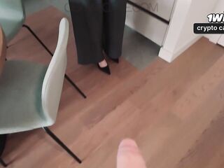 Young Real Estate Agent acquiesced to a Side job