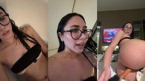 novinha de 18 anos batendo papo em live adulta - julia costa