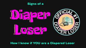 Signs YOU are a Diaper Loser (audio only mp4)