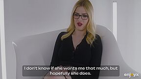 Young Blonde Mini Vamp Dominates Her Busty Mature Friend Miss Jackson With Bdsm Toys