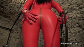 Leather Catsuit And Goddess Worship (MP4)