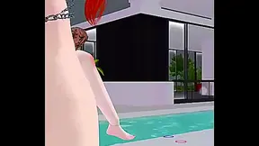 Steamy 3D Encounter: Souls, Vivi Amber Jasper Ignite Fierce Quad Lust