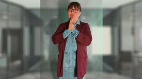 ENF meeting gone wrong - Corporate Rat Roxanne Miller makes you cum with female embarrassement, enf, embarrassed naked female, curvy body, huge boobs, big tits, full nudity, comedy, trying to hide, absurdity , humor and bombshell body 4K