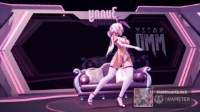 mmd r18 Bunny Style fuck hard cheating wife milf big tits want to fuck hard no cum swallow blowjob 3d hentai