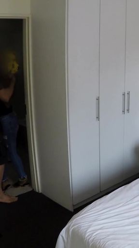 This THICK EBONY realtor showed me an apartment... promised to SUCK my DICK to close the deal   Clip 1