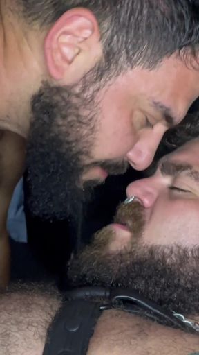 Hairy Gay Bear Top Deepthroat, Rimming, and Balls-deep Anal Pounding in Sweaty Cum-filled Hookup