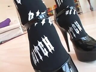 Chubby Snatch Playgirl in Tall Boots Gets Her Pussy Licked and Screwed by a Large Knob Man