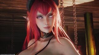 A Succubus Dominates An Elf 3D, Uncensored Animated