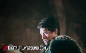 Queen Rebecca More Takes Charge in a Steamy Power Play with the Knights