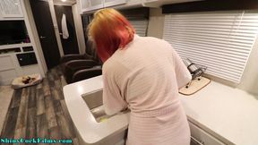Stepson fucks stuck stepmom