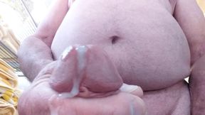 Jerking off my shaved cock