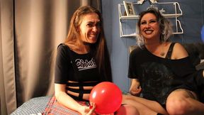 goth girls sluttysarah and odddodd helium inhalation small penis humiliation