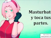 JOI extremo con Sakura. Anal, humillación, etc...