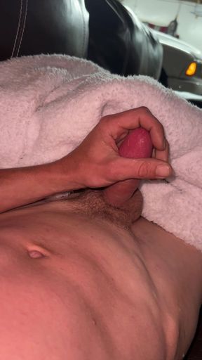 First time masturbating since getting circumcised, intense orgasm.