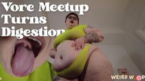 BBW Vore Meetup Turns Digestion