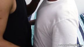 Fit amateur Rocco serves delicious meat for Lucas hungry asshole