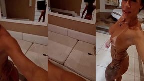 musa fitness exibindo seu corpo