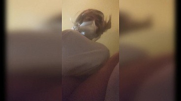 Cute tranny cum over you