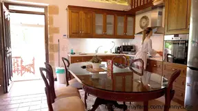 Young wife rides and sucks hubby's big cock hornyly