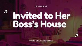 Invited To Her Boss's House - Audio Only Cuckold - LeighLake