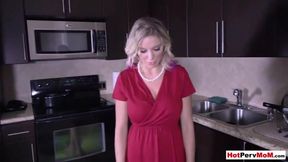 Elegant Mature Stepmom in a Tied-Up Surprise Encounter with Her Stepson