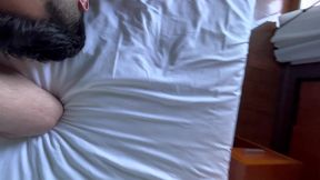 bareback threesome with asian twink