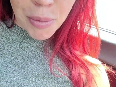 Busty Czech amateur fucks outdoor in public