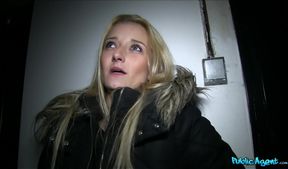 Public Agent - Blondie Babe Takes A Mouthful Of Stranger's Cum Load 2 - Miriam Pink