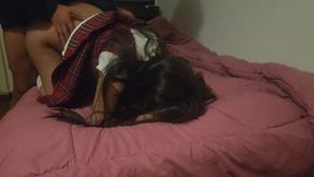 That's How I Like It!! My Naughty Stepsister Failed a Subject at School!! She Earned a Good Spanking and a Fuck - Part 2