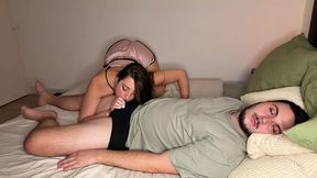 Nympho Luna Doll gives deep and sloppy blowjob before hardcore fuck session
