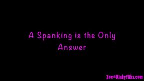 A Spanking is the Only Answer POV - Moble Version