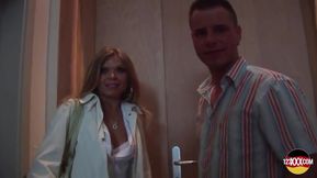 Slim Blonde German Teen Taking a Loaded Dick Like a Pro