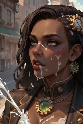 The Scorching Black Queen Is Magnificent and Insatiable in This Steampunk XXX!