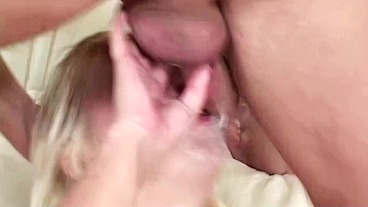 Georgia Peach Gets Lesbian Anal Gaping and Facial