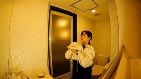 Steamy dressing room scene before taping