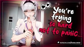 Anime Girl - Your Dominant Coworker Jerks You Off In The Work Elevator Vtuber Hentai Rp
