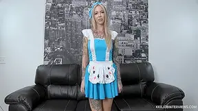 Cassidy Luxe In Interviews For Waitress Job Yields Hot Dp