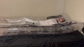 Nov 3 2025 - Vacbed time in my swimcap and silver pants