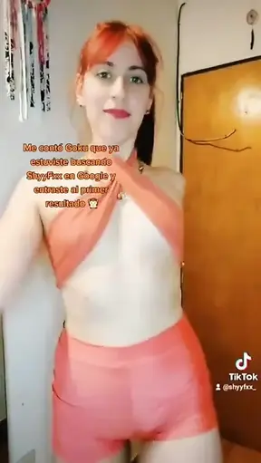 Dirty Argentinean GF does a sensual striptease on the pole