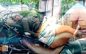 044 - Bikes and Babes TV Girls - sexy softcore strip clips - Alysia Diamond