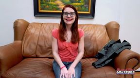 dezi rae petite redhead milf works toys before diving into sloppy oral