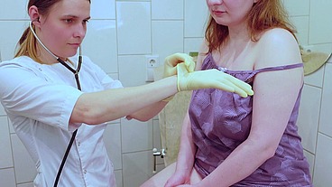 Medical exam with breasts and gyno