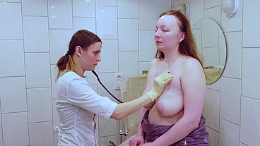 Medical exam with breasts and gyno