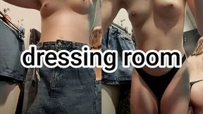 Trying On Clothes In Public Dressing Room