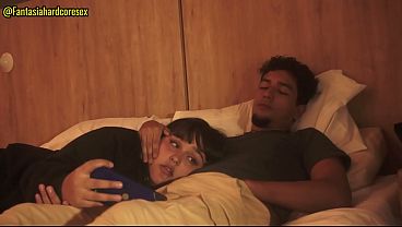 My stepsister notices my perverse intentions to fuck her throat and she lets me (we almost get caught)