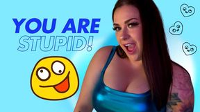 YOU are STUPID!