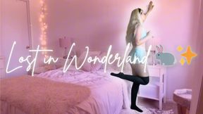 Trying On the Cutest Alice in Wonderland Costume