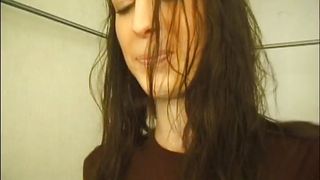 I satisfy Ingrid, a shy and submissive girl who likes to be